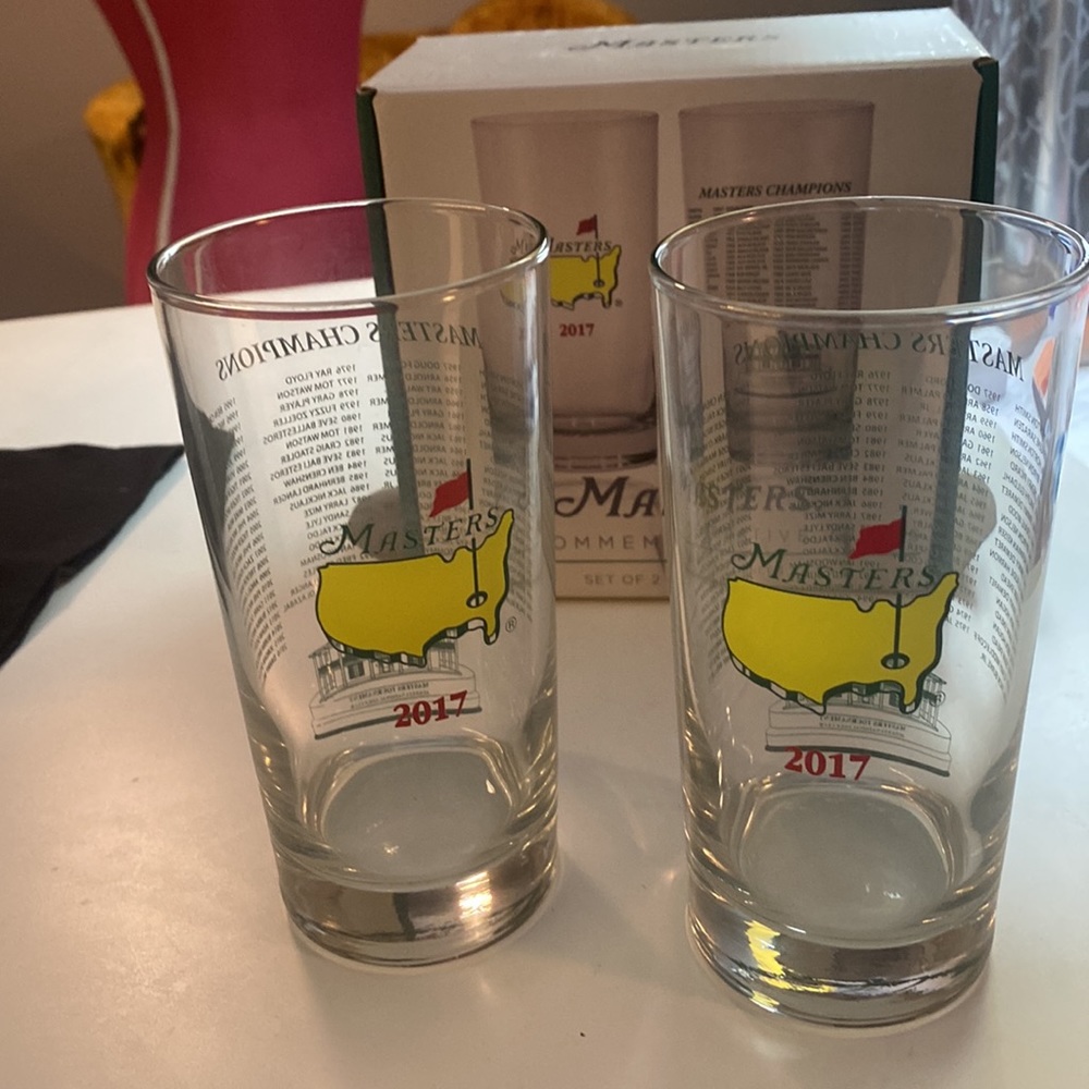 2017 Masters commemorative glassware